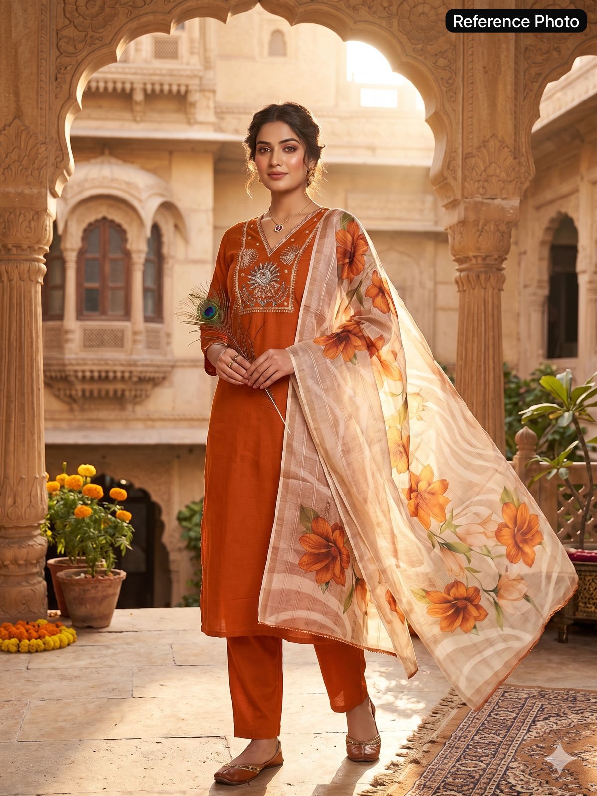 PREMIUM ROMAN SILK KURTI