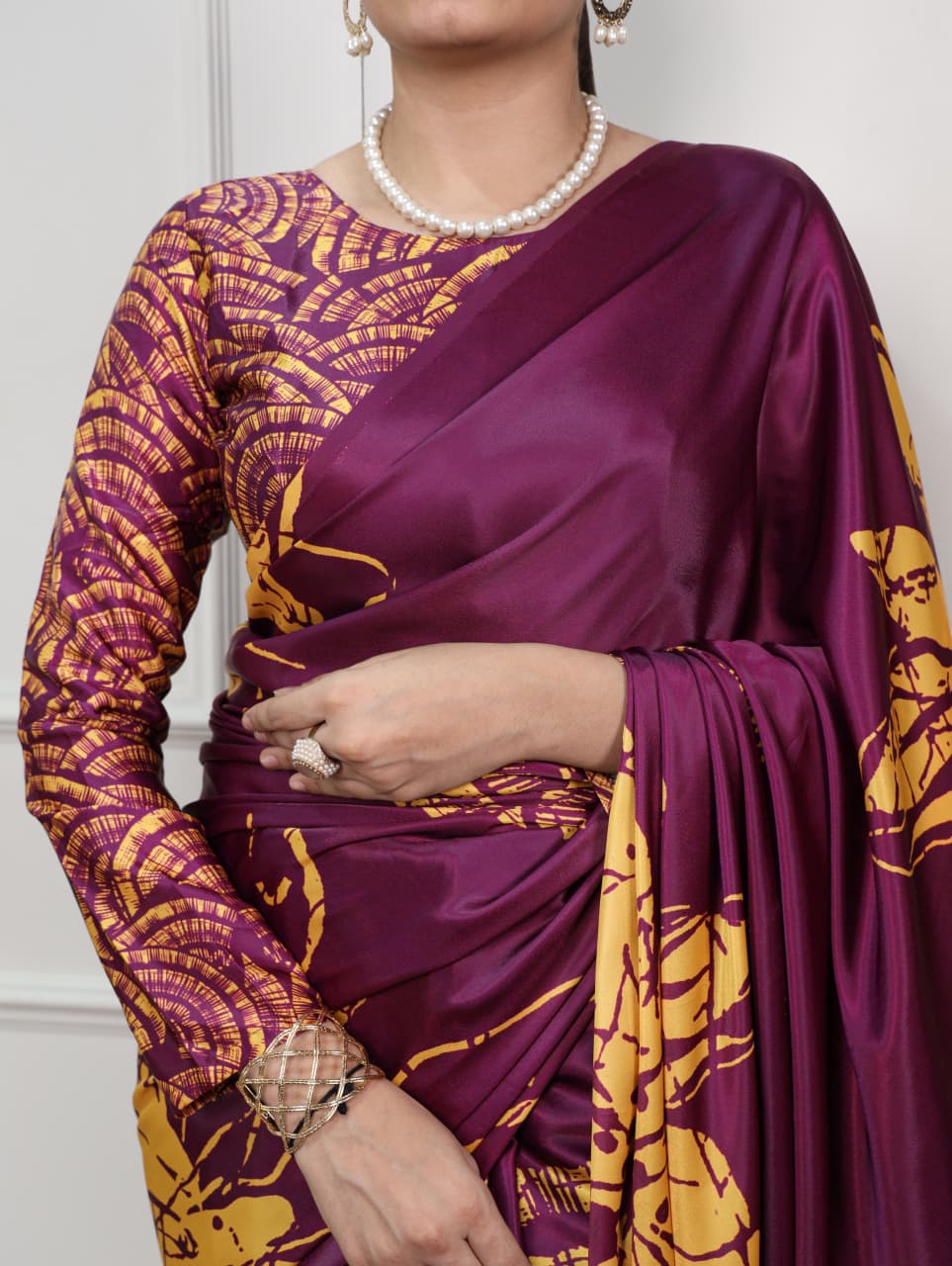 SATIN SILK SAREE