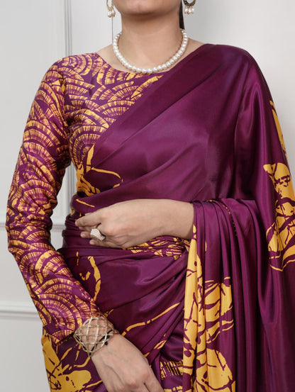 SATIN SILK SAREE