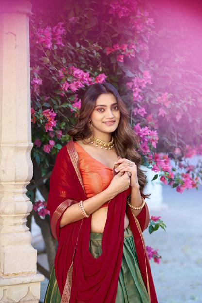 Kanchipuram Silk Lehenga