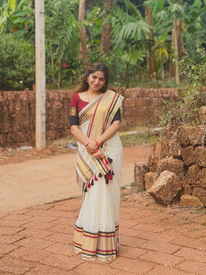 COTTON MULLMULL SAREE