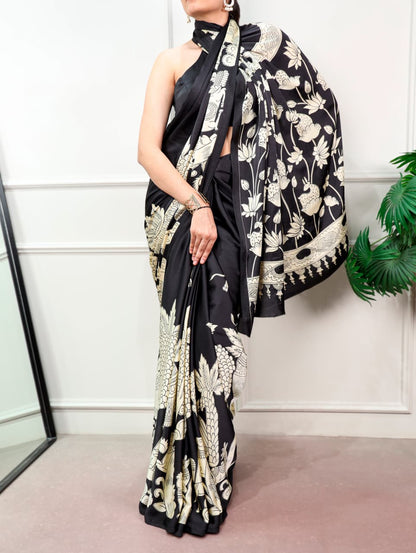 KALAMKARI PRINTED SAREE
