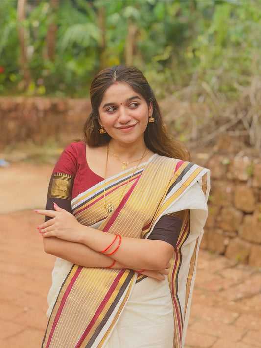 COTTON MULLMULL SAREE