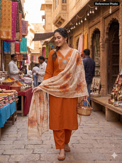PREMIUM ROMAN SILK KURTI