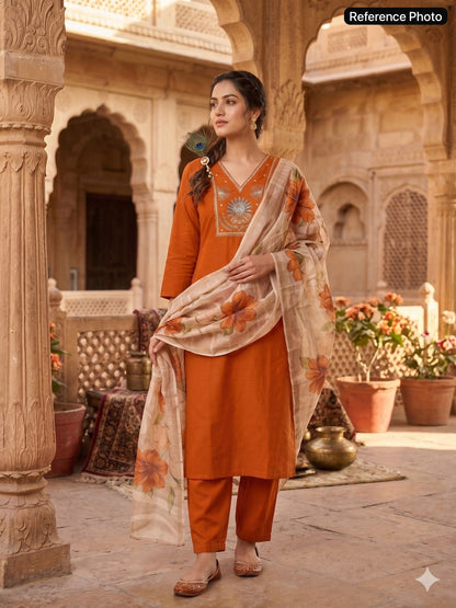 PREMIUM ROMAN SILK KURTI