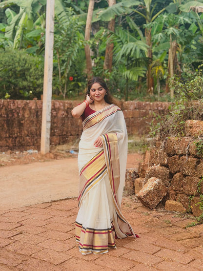 COTTON MULLMULL SAREE