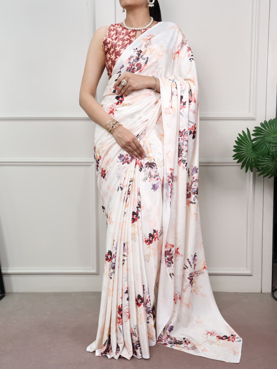 SATIN SILK SAREE